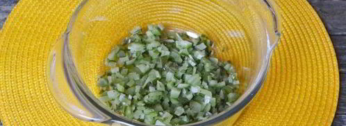 винегрет с горошком и капустой. Шаг 9