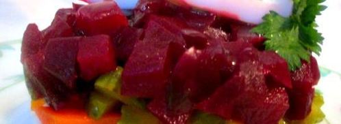 винегрет с кальмарами. Шаг 4