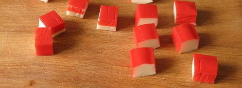 винегрет с крабовыми палочками. Шаг 3