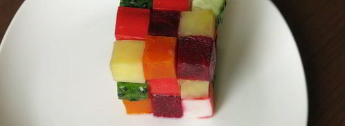 винегрет с крабовыми палочками. Шаг 10