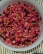 Винегрет с мандаринками