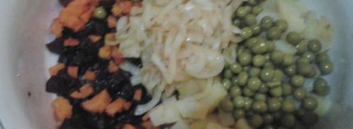 винегрет с мандаринками. Шаг 4