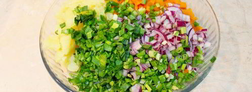 винегрет с морковкой по-корейски. Шаг 3