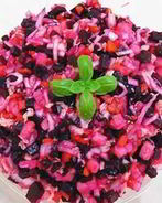 Винегрет со свежей капустой