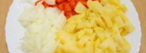 винегрет со свежей капустой. Шаг 4