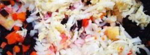 винегрет со свежей капустой. Шаг 6