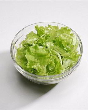 Зеленый салат с винегретом