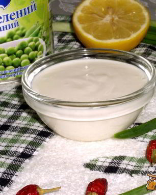 Майонез из горошка