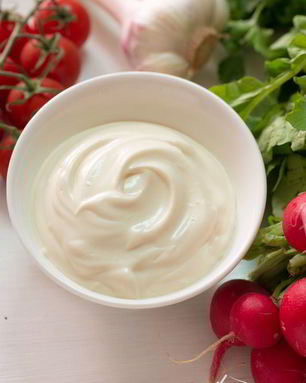 Постный майонез без яиц