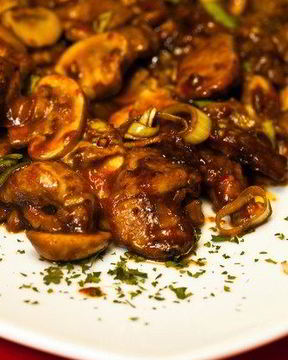 Грибной соус с горчицей