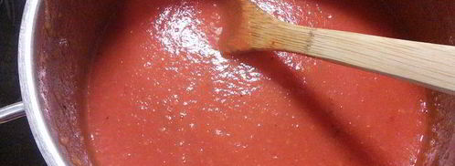 домашний томатно-яблочный кетчуп со свежими пряными травами. Шаг 6