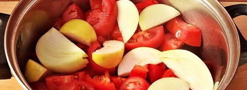 кетчуп из помидоров с яблоками на зиму. Шаг 4