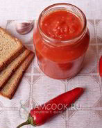 Кетчуп на зиму из помидоров с чесноком