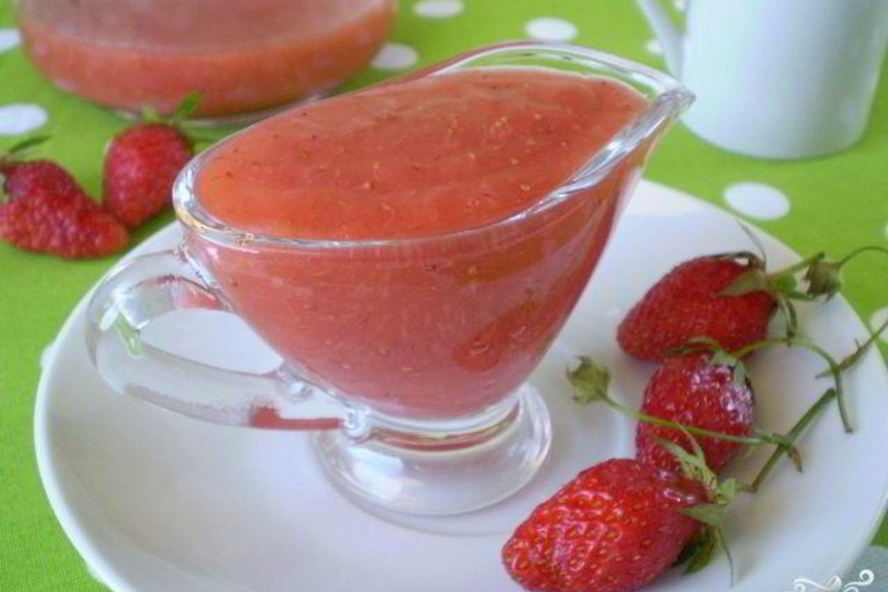 Рецепт клубничного соуса