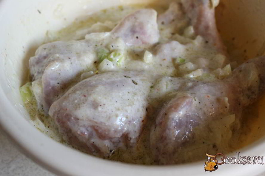 Рецепт кефирного маринада для курицы