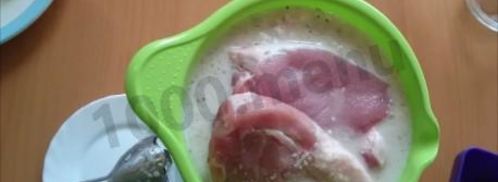 маринад для мяса на пиве и кефире. Шаг 3