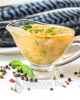 Маринад для рыбы с луком и горчицей