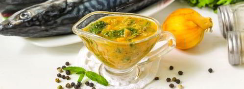 маринад для рыбы с луком и горчицей. Шаг 9