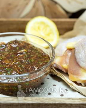 Маринад с зернистой горчицей для курицы