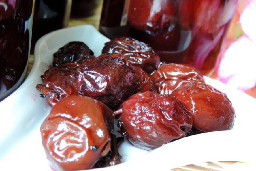 Рецепт маринованных слив в сухом маринаде