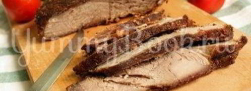 пастрома из говядины в маринаде. Шаг 7