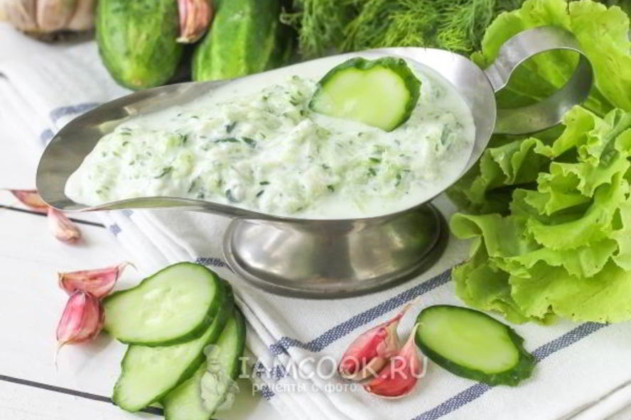 Рецепт огуречного соуса