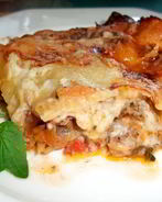 Лазанья с фаршем бешамель домашняя в духовке