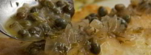 соус для рыбы из вина, масла и каперсов. Шаг 11