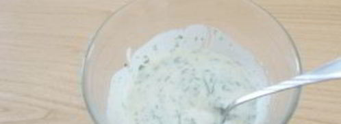 соус для салата из йогурта. Шаг 3