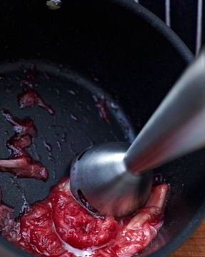 Соус из ревеня к утке и мясу