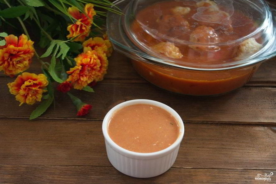 Рецепт соуса к тефтелям со сметаной