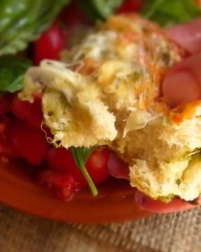 Фокачча с соусом Песто