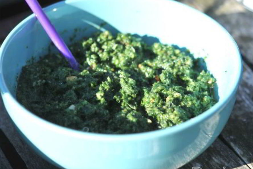 Рецепт крапивного песто