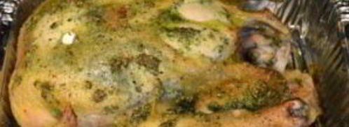 курица с соусом песто. Шаг 6