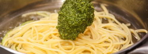 лингвини с соусом песто. Шаг 8