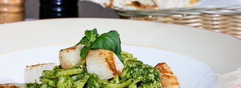 лингвини с соусом песто. Шаг 10