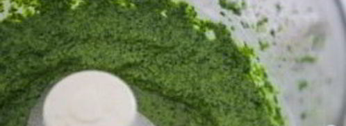 паста с соусом песто из капусты кале и грецких орехов. Шаг 6