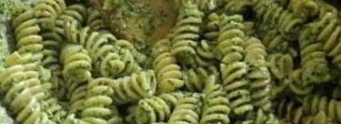 паста с соусом песто из капусты кале и грецких орехов. Шаг 7