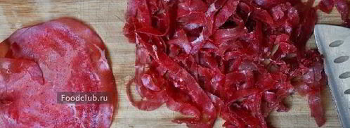 пенне с соусом песто и брезаолой. Шаг 4