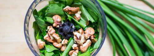 песто из черемши с грецким орехом. Шаг 4