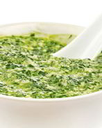 Песто из корн-салата и руколы