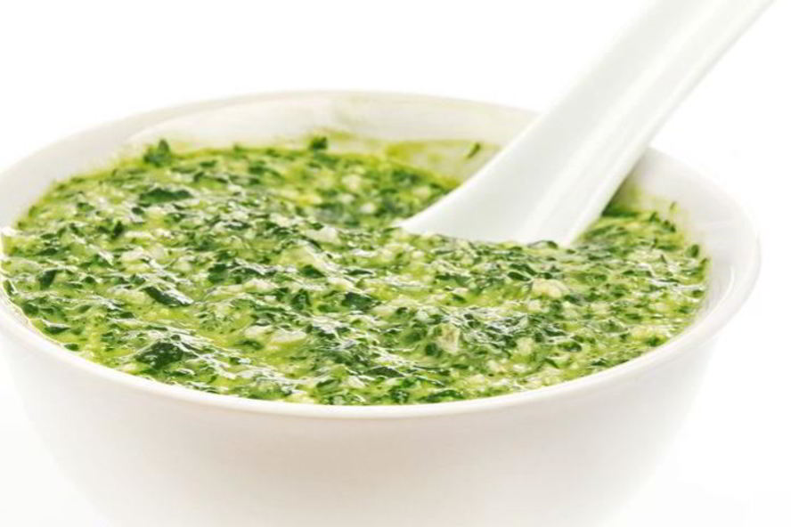 Рецепт песто из корн-салата и руколы