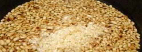 песто на сковороде. Шаг 6