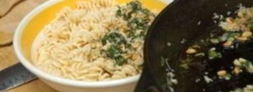 песто на сковороде. Шаг 8