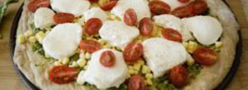 пицца с соусом песто. Шаг 5