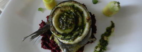 сибас, запеченый с соусом песто. Шаг 23