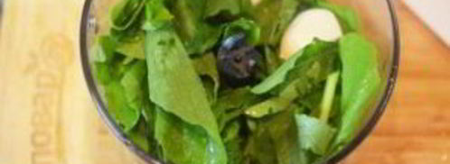 сосиски-гриль с соусом песто из руколлы. Шаг 3