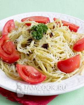 Спагетти с соусом Песто