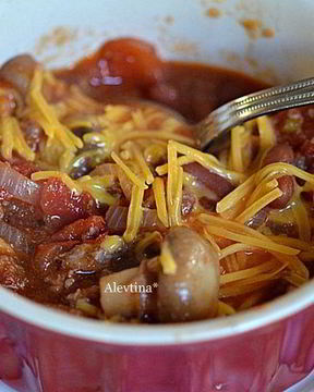 Чили сальса с грибами