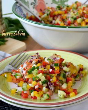 Израильский cалат сальса